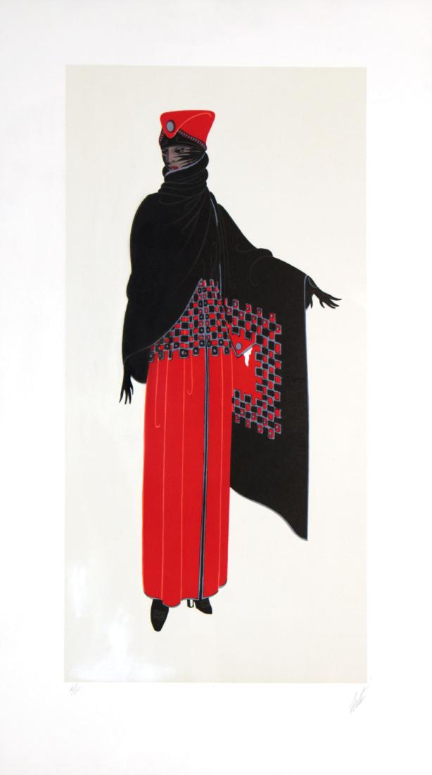 Erte - Black Rose (1 of 3)