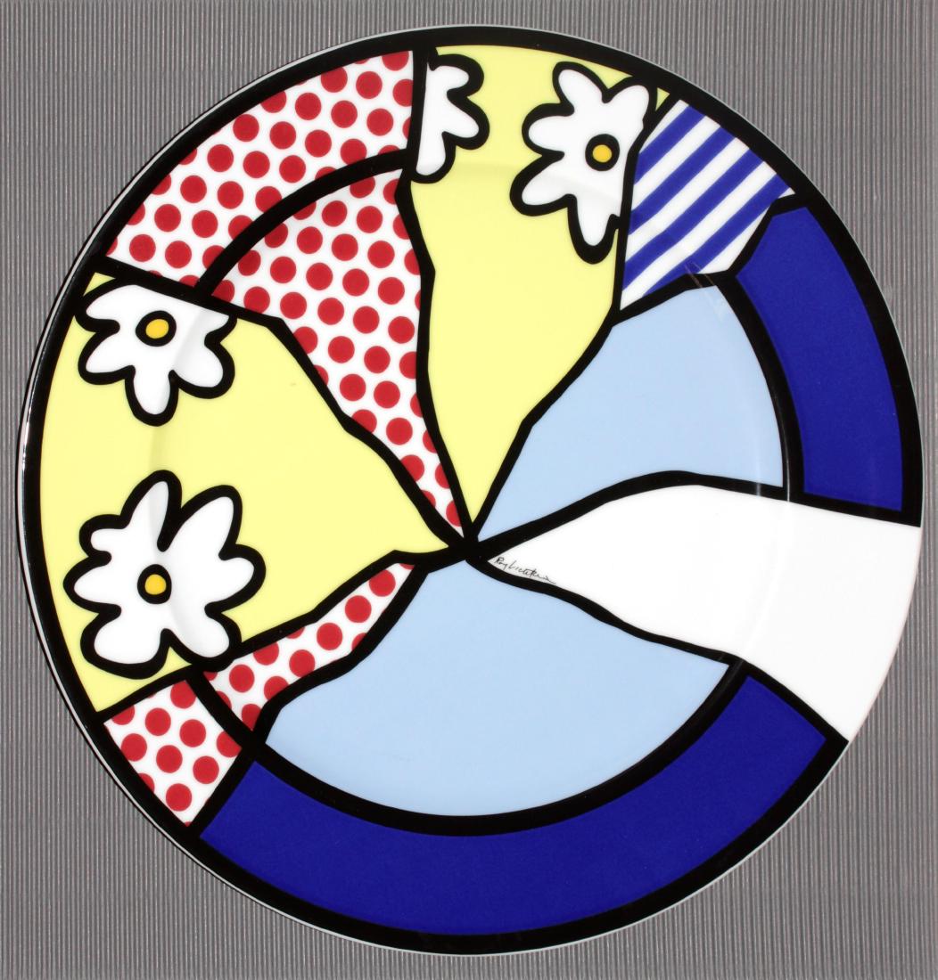 Roy Lichtenstein - Water Lillies Porcelain Plate (1 of 3)