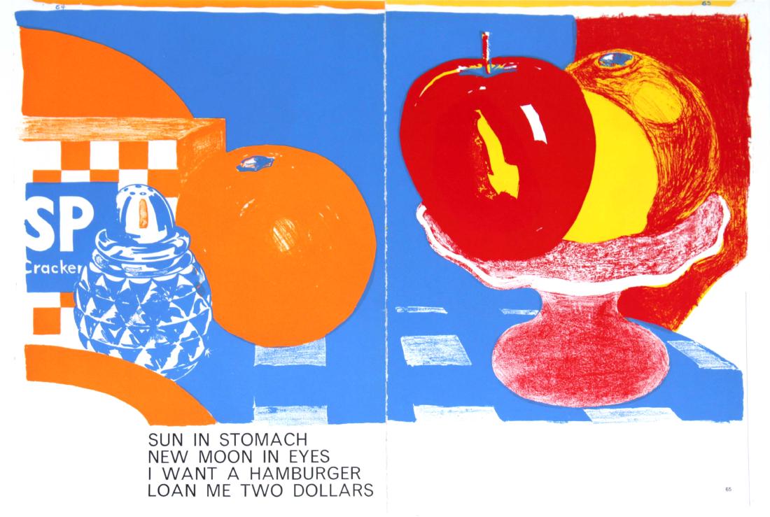 Tom Wesselmann - Aples and Oranges: Artist: Tom Wesselmann Title: Aples and Oranges Year: 1964 Dimensions: 16in. by 22in. Edition: From the rare limited edition Publisher: E.W. Kornfeld Switzerlan