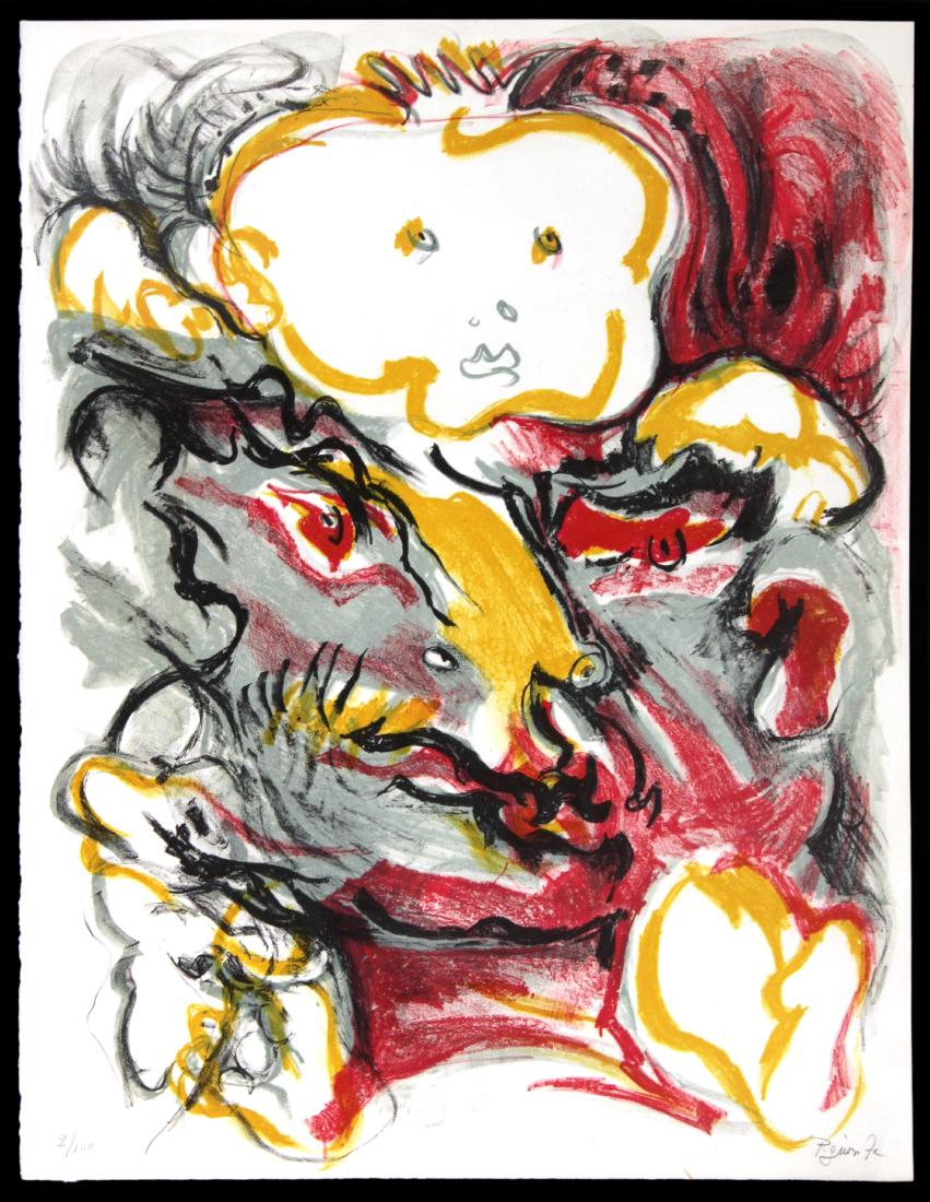 Edouard Pignon - Pour Paul Eluard: Artist: Edouard Pignon Title: Pour Paul Eluard Year: 1972 Dimensions: 25.5in. by 19.5in. Edition: From the rare limited edition of 100 Medium: Original lithogra