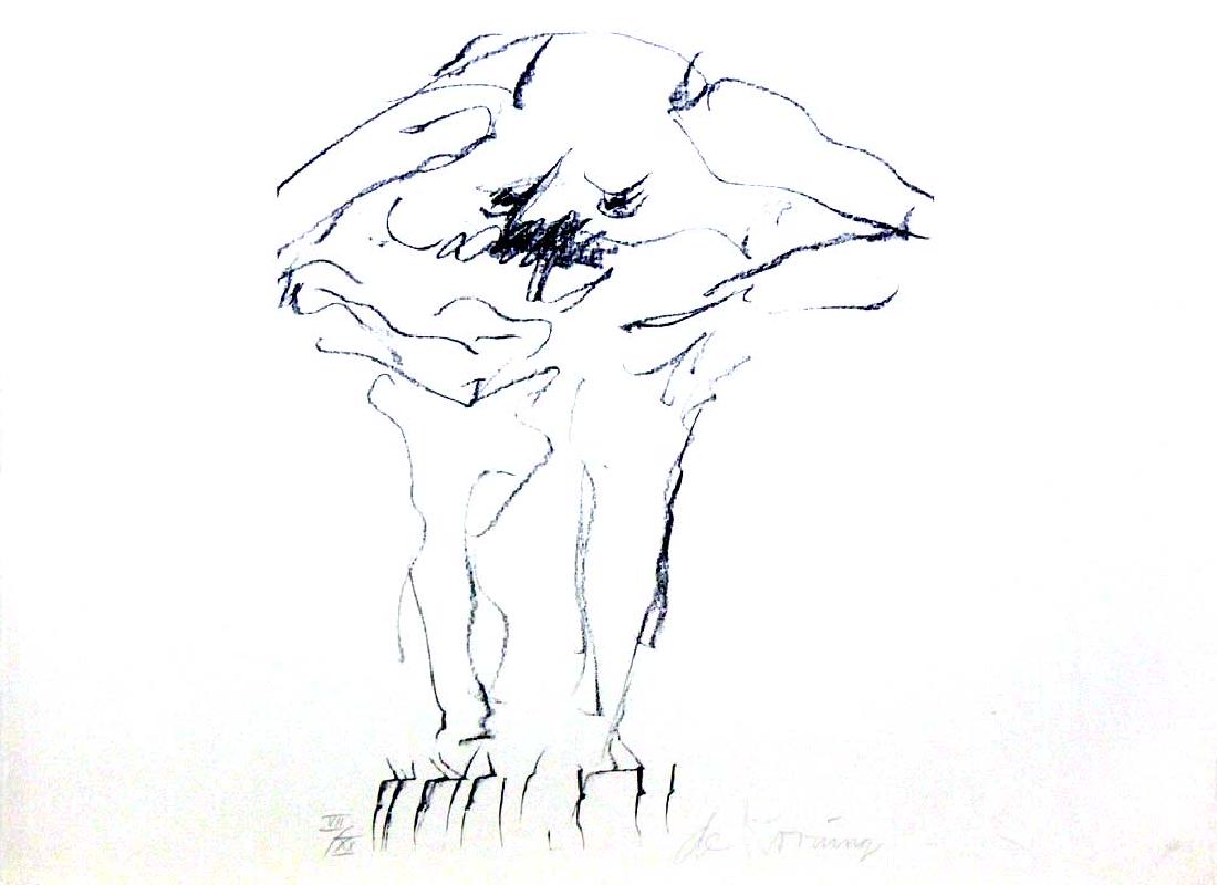 Willem DeKooning "Clam Digger": Artist: Willem DeKooningTitle: Clam DiggerSuite: Portfolio 9Year: 1967Medium: Original lithograph on paperEdition: From the limited edition of 100Size: 16 1/2" x 20 1/2"Signature: Hand signed by the a