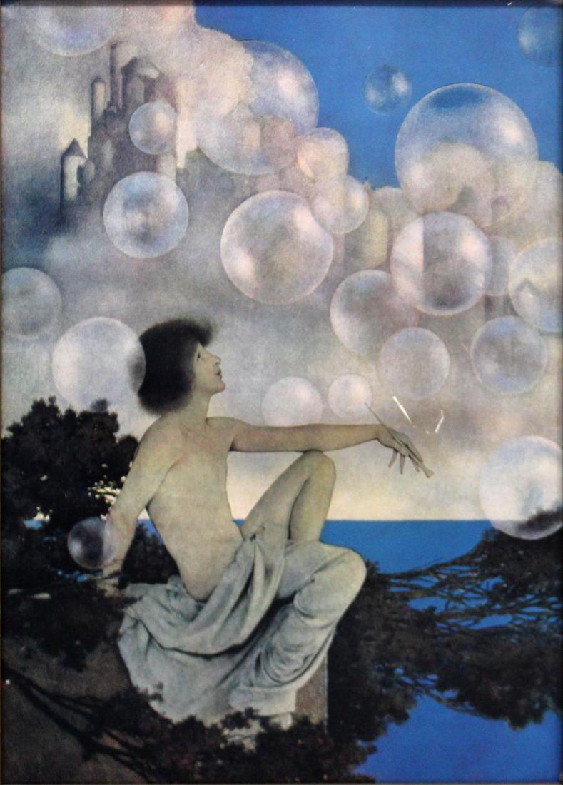 Maxfield Parrish - Air Castles (Bubbles): Artist: Maxfield Parrish Title: Air Castles (Bubbles) Year: 1904 Dimensions: 12.125in. by 16.125in. Edition: From the rare limited edition Publisher: Edward Gr