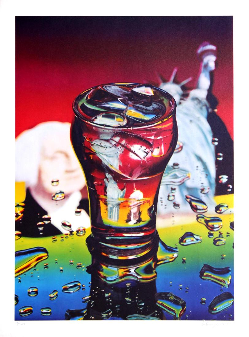 Ben Schonzeit - Yankee Flame: Artist: Ben Schonzeit Title: Yankee Flame Year: 1975 Dimensions: 30in. by 22in. Edition: 18 from the limited edition of 200 Publisher: APC Editions New York
