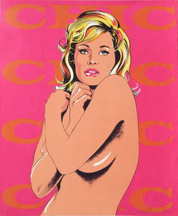 Mel Ramos – Chic: Artist: Mel Ramos Title: Chic Year: 1965 Dimensions: 24in. by 19 1/2in. Edition: From the rare limited edition of 200 Publisher: Original Editions</