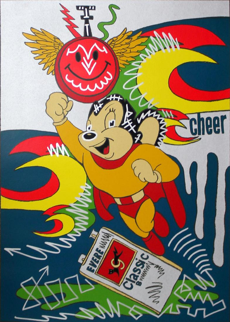 Ronnie Cutrone Felix The Cat Print