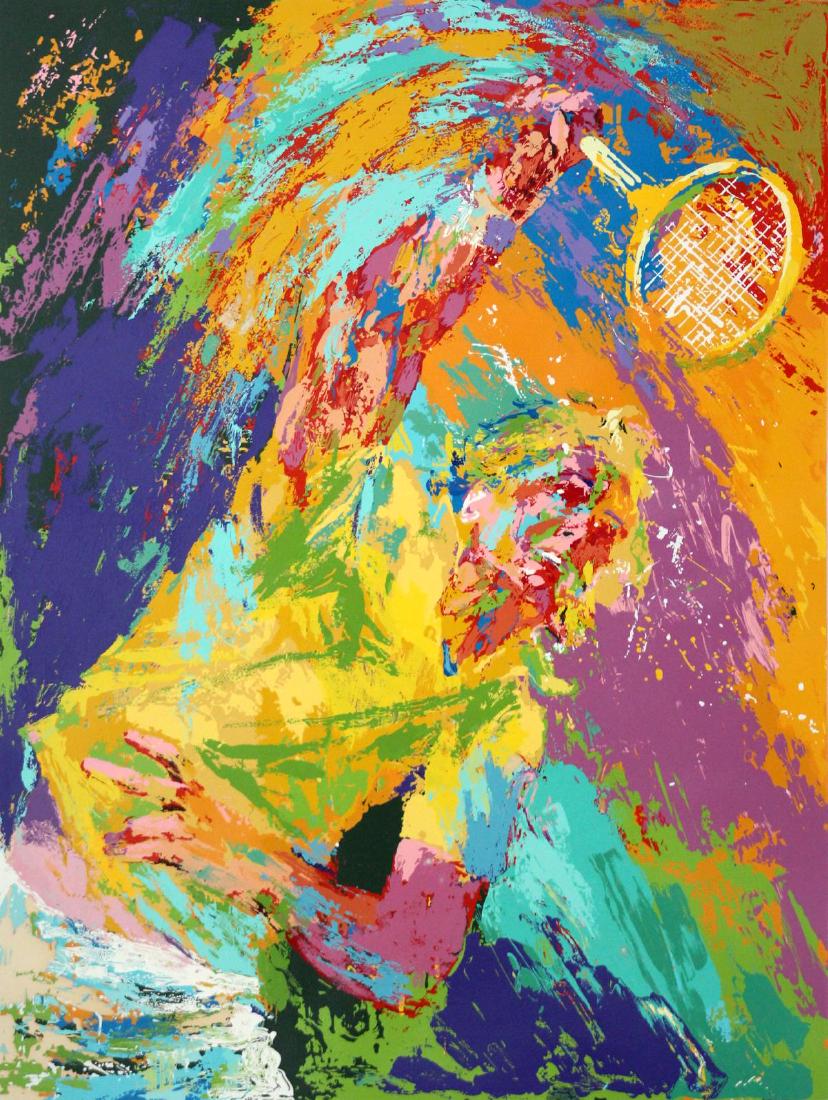 Leroy Neiman - Power Serve (1 of 3)