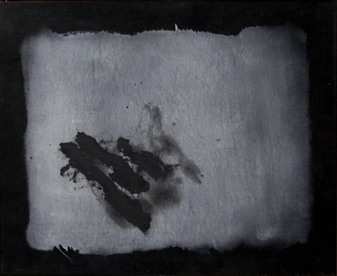 Cleve Gray - Twice Three: Artist: Cleve Gray Title: Twice Three Year: 1997 Dimensions: 31in. by 37in. Edition: A rare unique one of a kind artwork Medium: Acrylic on canvas Co