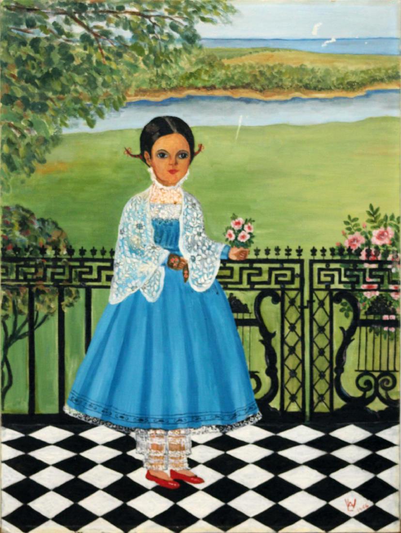 Anne Louise Wells - Untitled "Young Girl" (1 of 2)