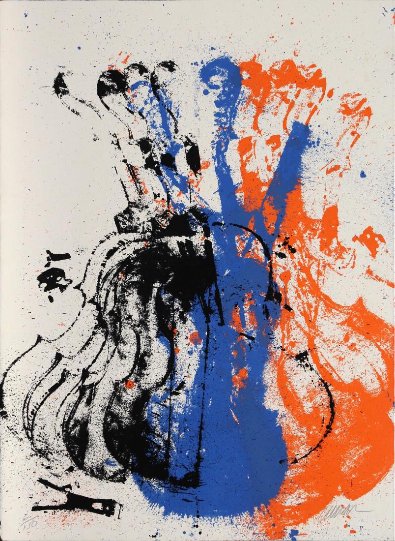 Arman - Squeezed Blue Fiddle (1 of 2)