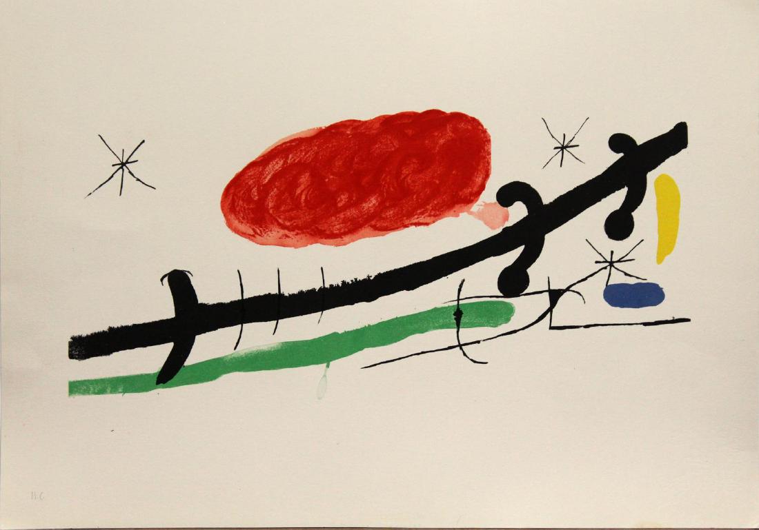 Joan Miro - Cover for Exhibition Catalogue at Sala (1 of 2)