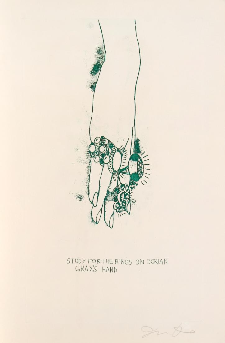 Jim Dine - Study for the Rings on Dorian Gray's Hand (1 of 3)