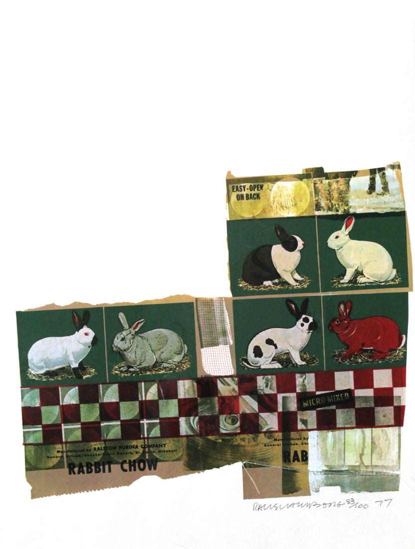 Robert Rauschenberg - Rabbit Chow (Chow Bag) (1 of 2)