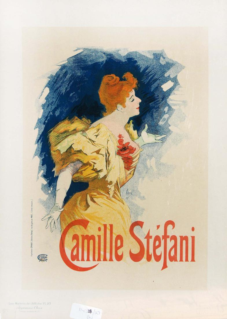 Camille Stefani Vintage Poster by Jules Cheret (1 of 2)
