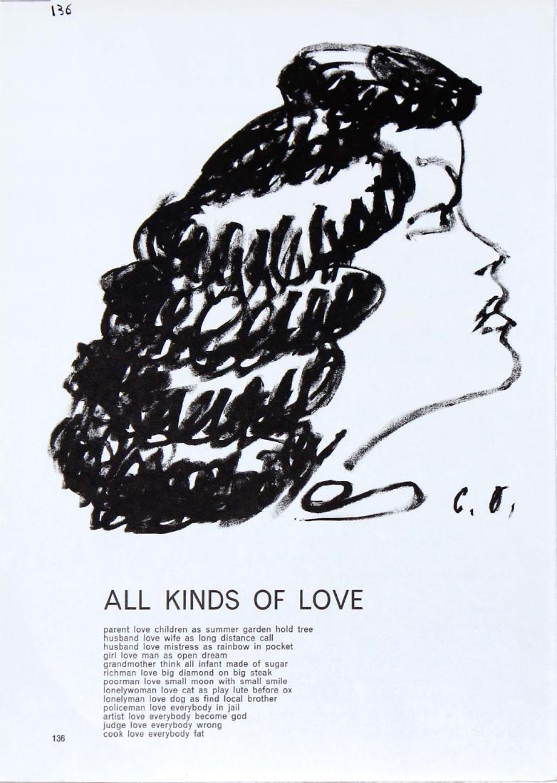 Claes Oldenburg - Untitled (Portrait of a Woman)  from (1 of 1)