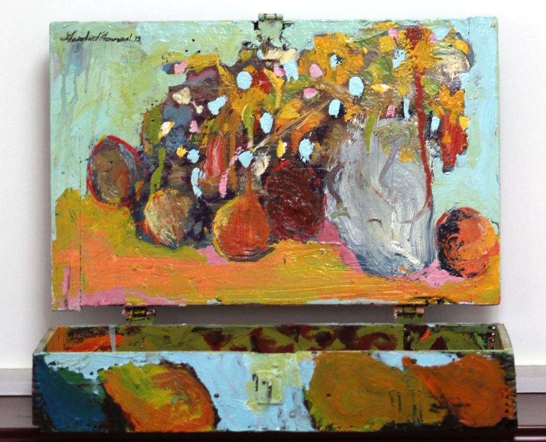 Humbert Howard - Oil painting set with painted box (1 of 9)