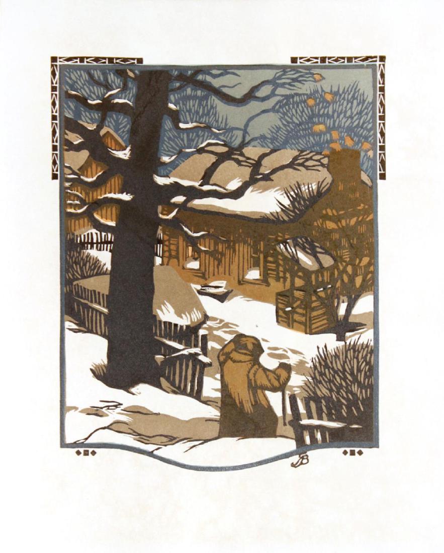 Gustave Baumann - January: Artist: Gustave Baumann Title: January Year: 1912 Dimensions: 8