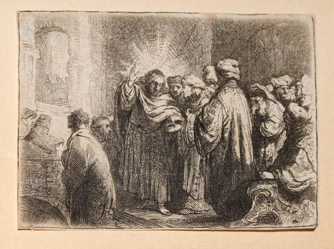 Rembrandt van Rijn - The Tribute Money (1 of 1)
