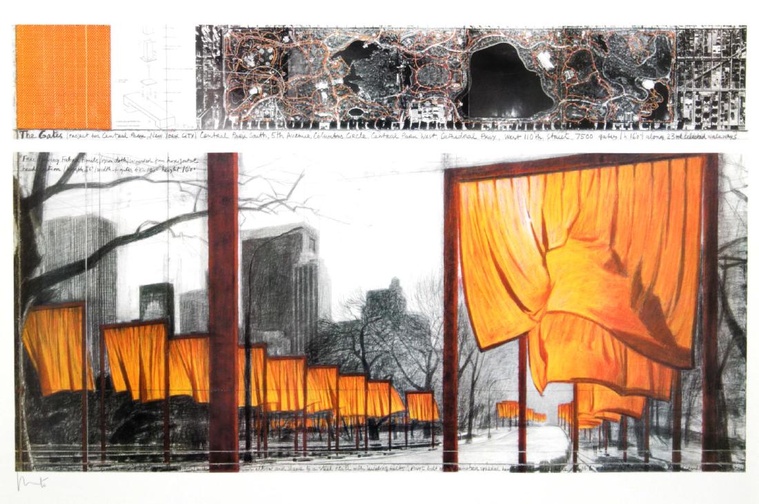 Christo - The Gates Project for Central Park New York (1 of 2)