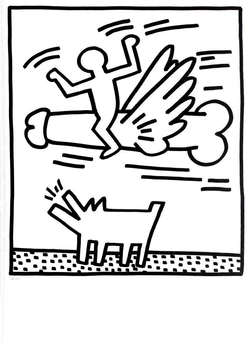 Keith Haring - From "Lucio Amelio Gallery Portfolio" (1 of 1)