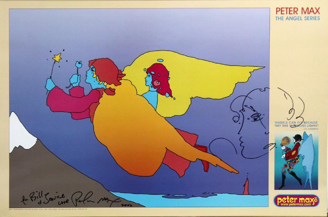 Peter Max - The Angel Series w/ Unique Drawing (1 of 3)