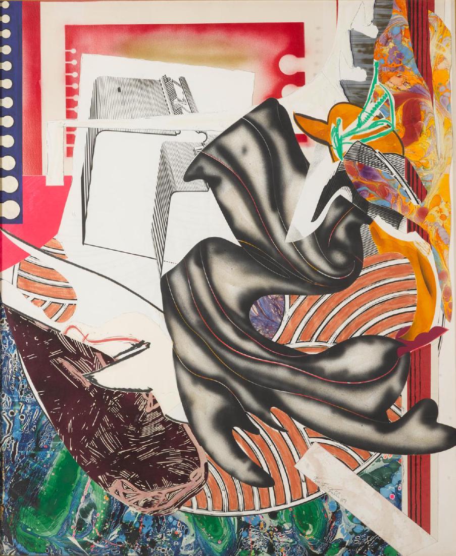 Frank Stella - Moby Dick: Artist: Frank Stella Title: Moby Dick Year: 1989 Dimensions: 67 1/4in. by 54 3/4in. Edition: From the rare limited edition of 60 Publisher: Waddington Graphics