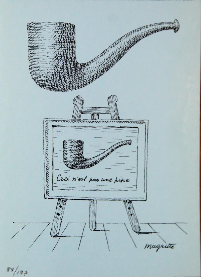 Rene Magritte (After) - Untitled (Pipe) (1 of 1)