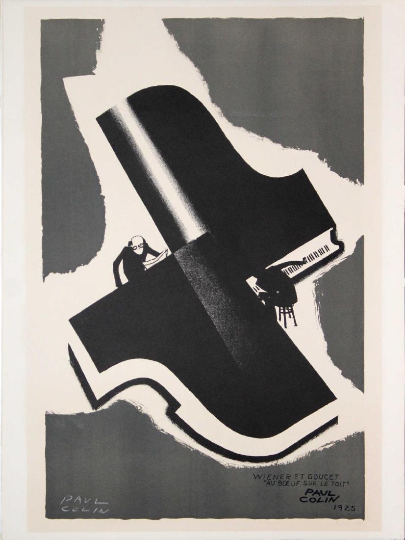 Paul Colin - Wiener et Coucet: Artist: Paul Colin Title: Wiener et Coucet Year: 1925 Dimensions: 25 1/2in. by 18 1/2in. Edition: From the rare limited edition Medium: Original lithograph on p