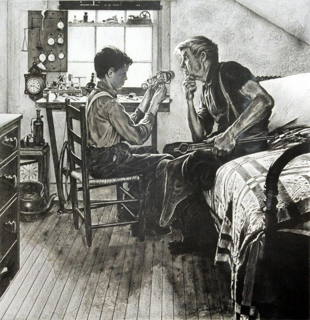 Norman Rockwell - The Boy Who Put the World on Wheels (1 of 3)