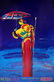 Peter Max - Umbrella Man with Cane