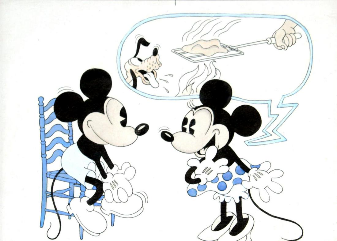 Walt Disney - Original Mickey Mouse Drawing (1 of 1)