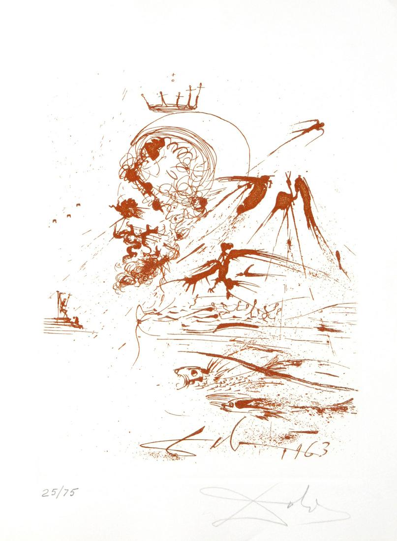 Salvador Dali - Study for a Dream (1 of 1)