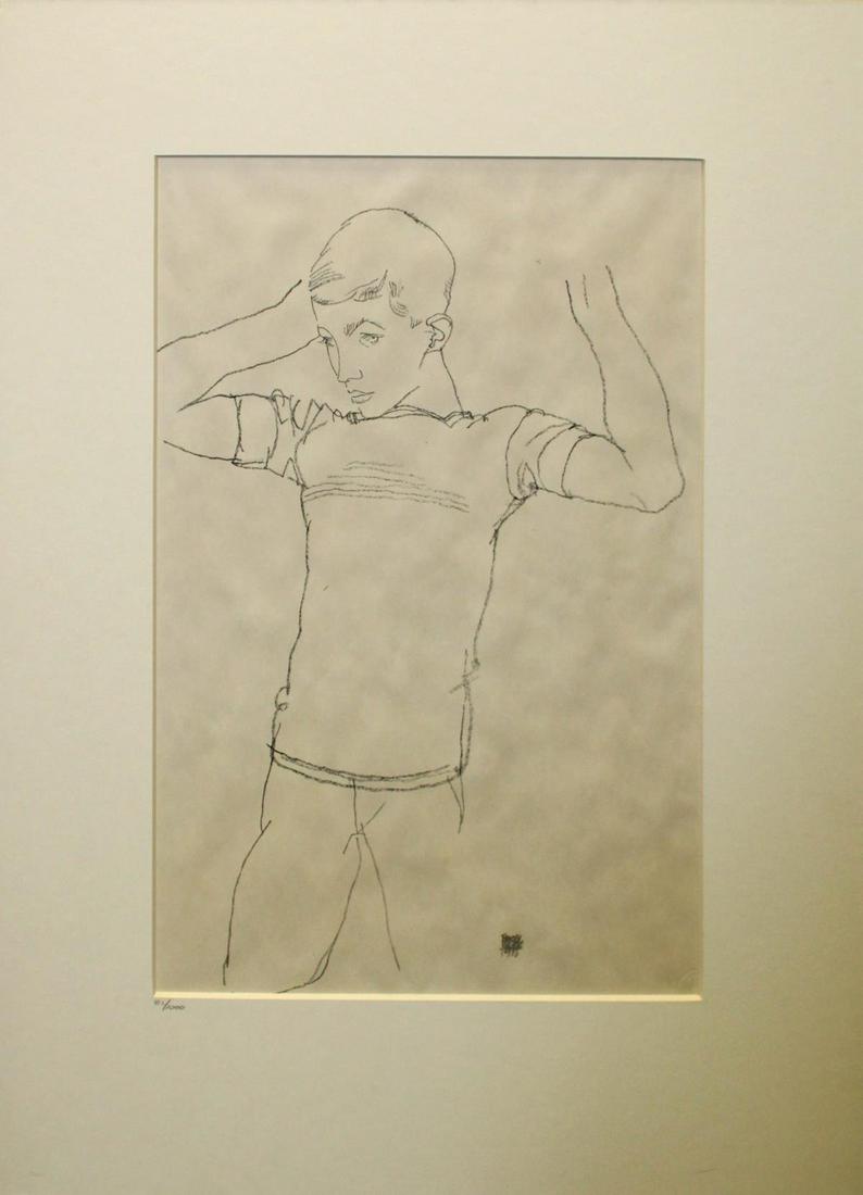 Egon Schiele - Untitled Boy (1 of 2)
