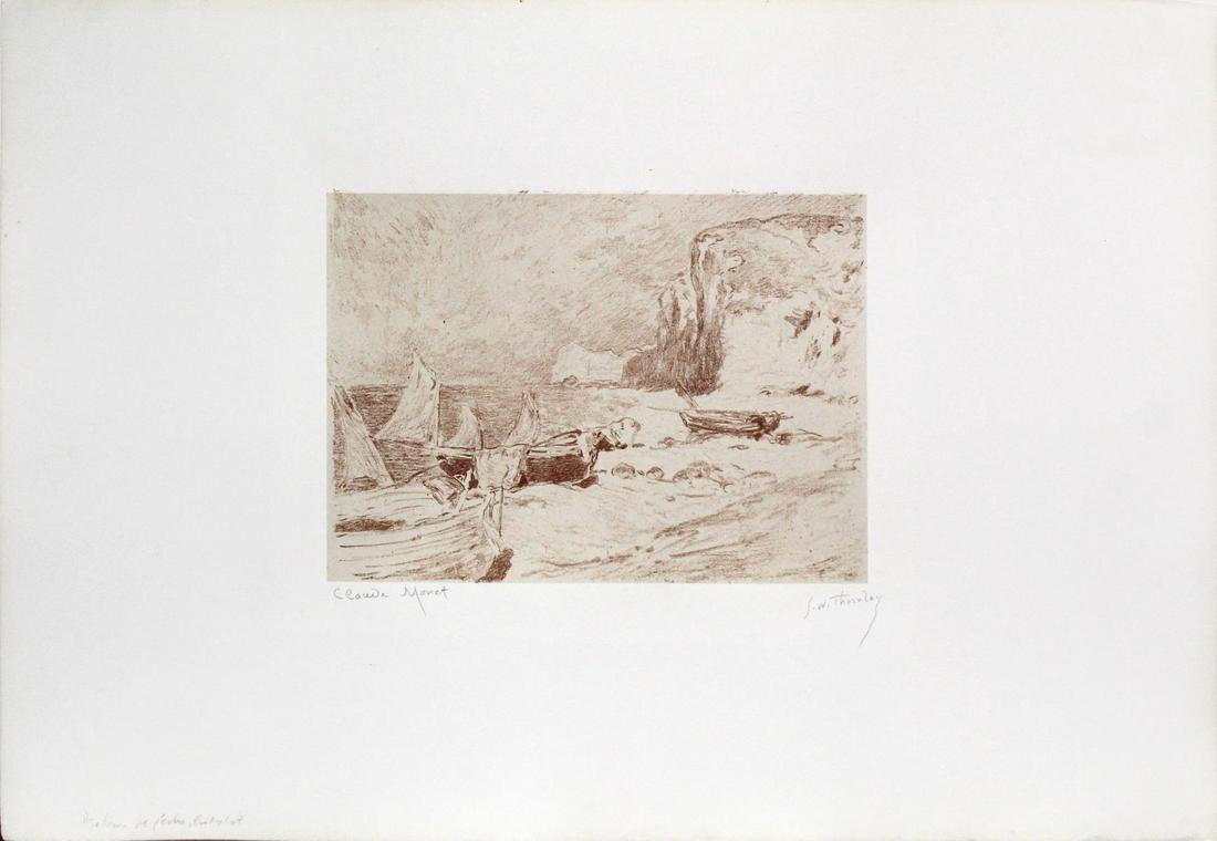 Claude Monet - Bateaux de (1 of 1)