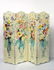 Charles Levier - Hand Painted Four Panel Wood Screen - 2