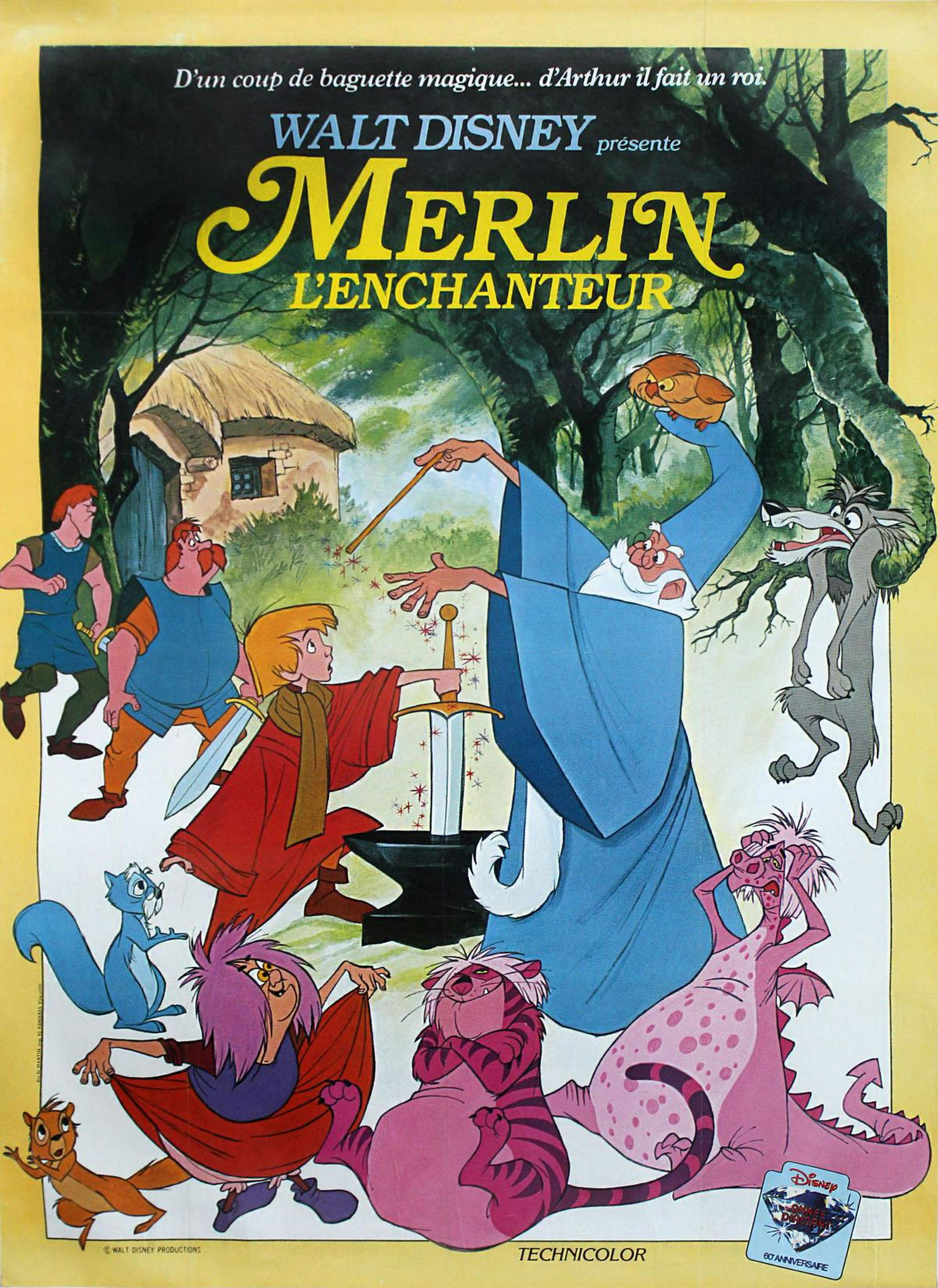 Vintage Poster French Walt Disney Merlin Poster Sep 26 19 Dane Fine Art Auctions In Pa Vintage Poster French Walt Disney Merlin Poster Sep 26 19 Dane Fine Art Auctions In Pa