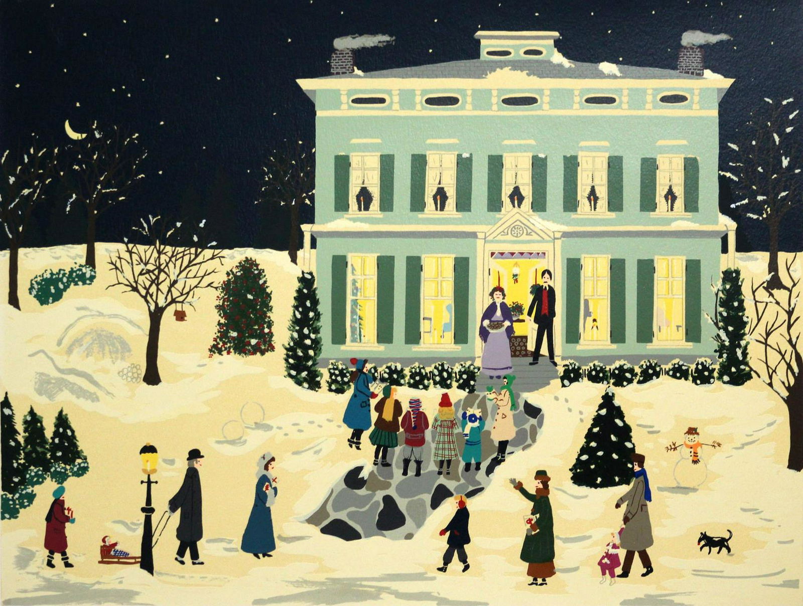 Jane Currie Clark - Christmas Carolers (1 of 2)