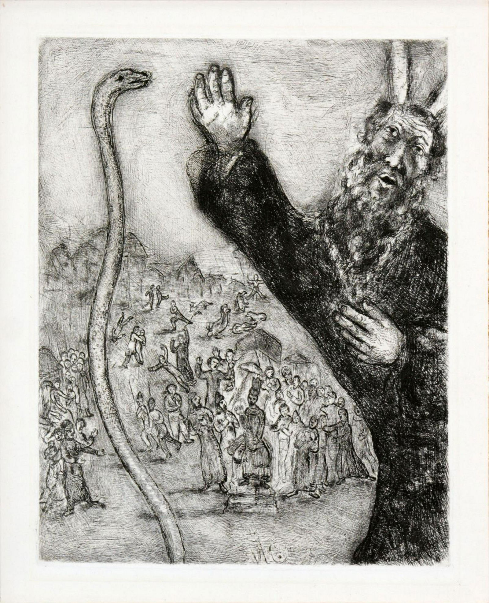 Marc Chagall - Moses and the Serpent (1 of 1)