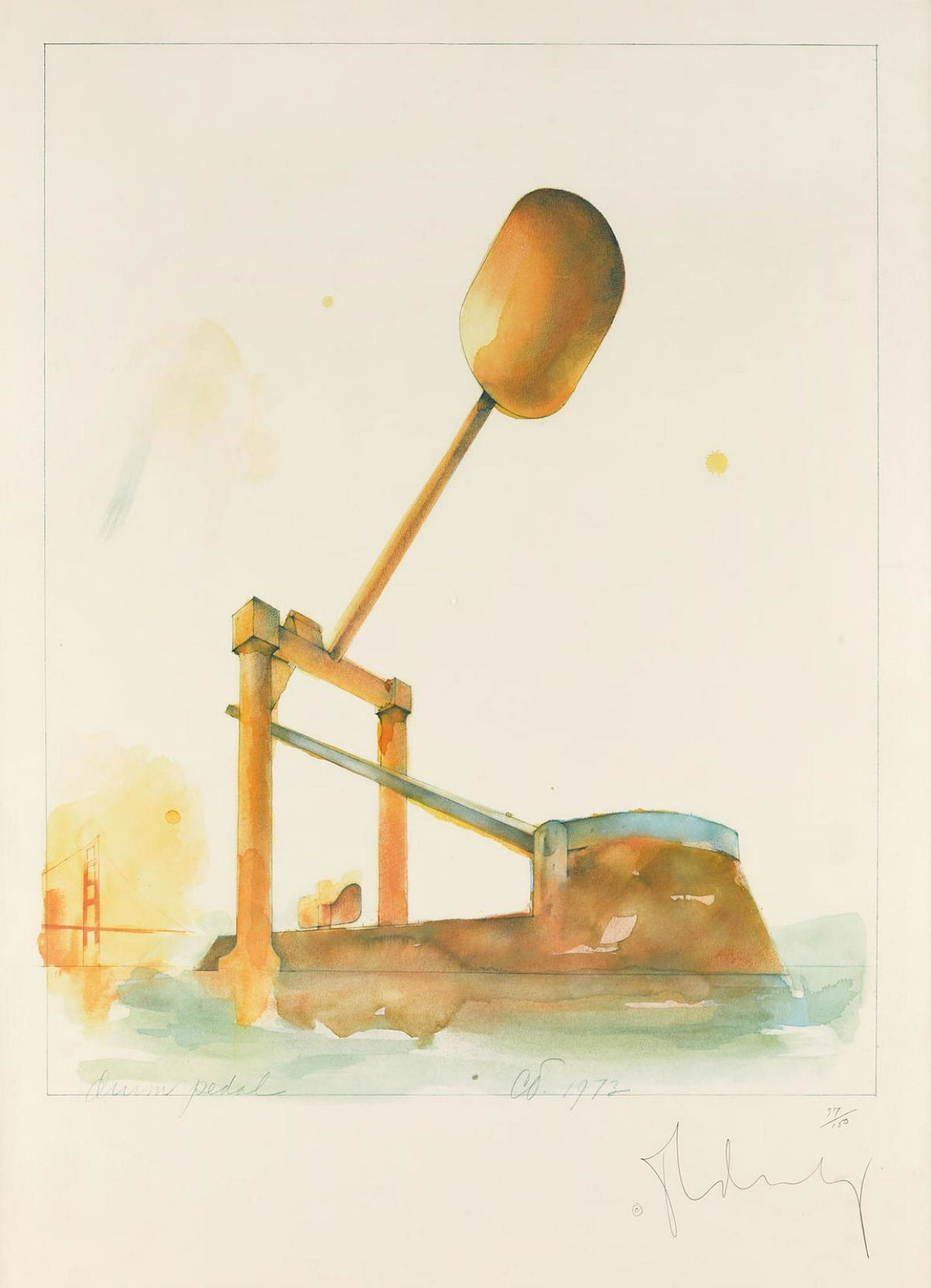 Claes Oldenburg - Proposed Colossal Monument for (1 of 1)