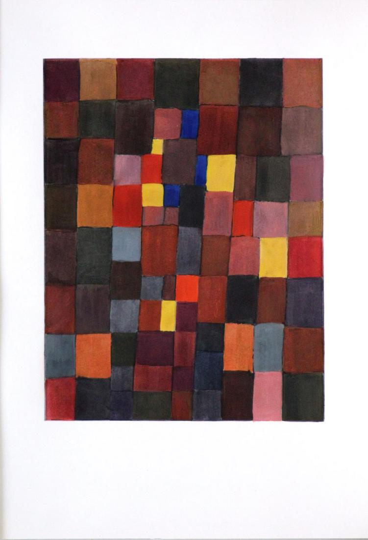 Paul Klee - Architektur: Artist: Paul Klee Title: Architektur Year: 1958 Dimensions: 15 3/4in. by 11 3/4in. Edition: From the rare limited edition of 300 Publisher: New York Graphic Soc