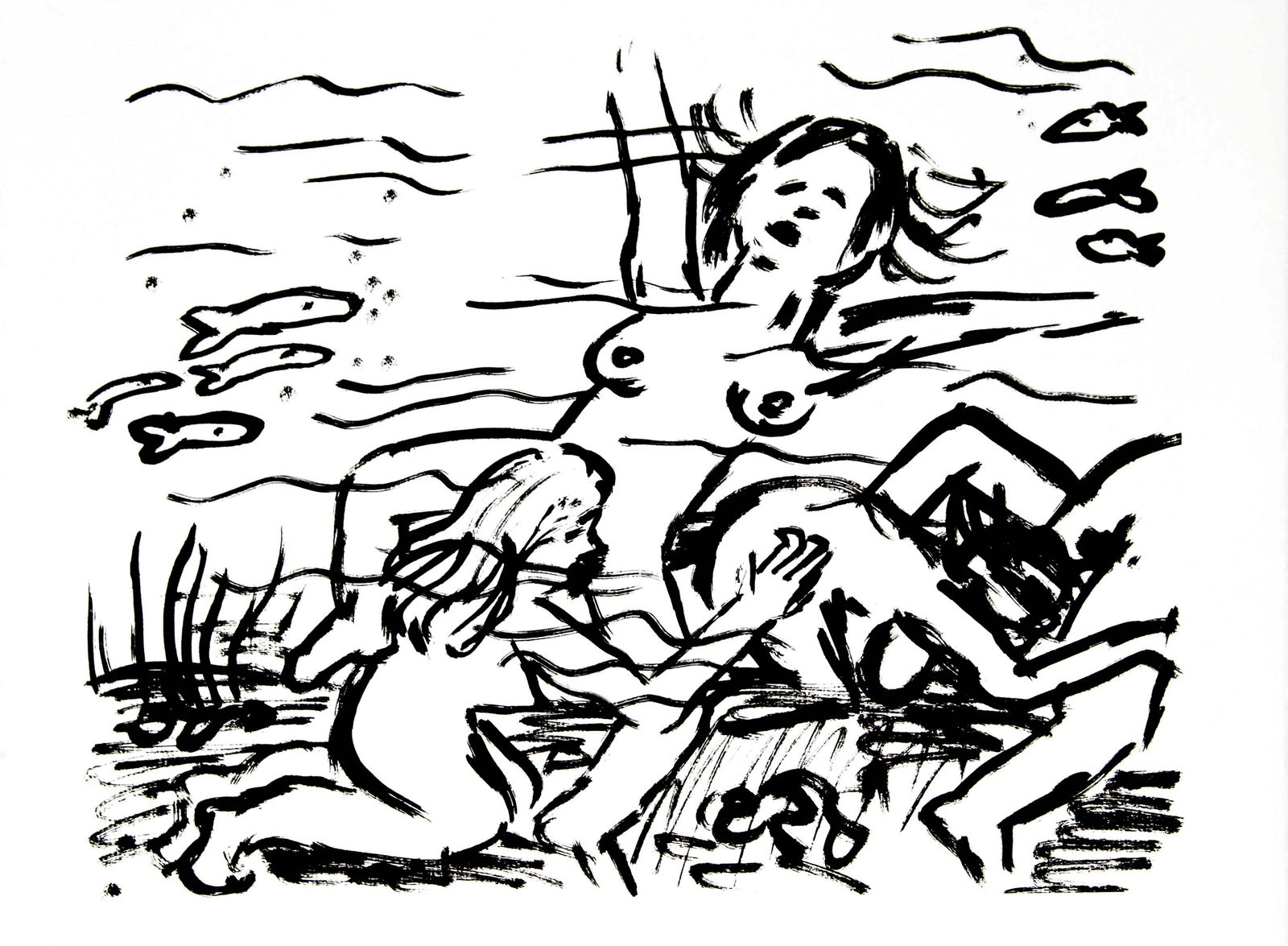 Keith Haring and Brion Gysin - Fault Lines (1 of 1)