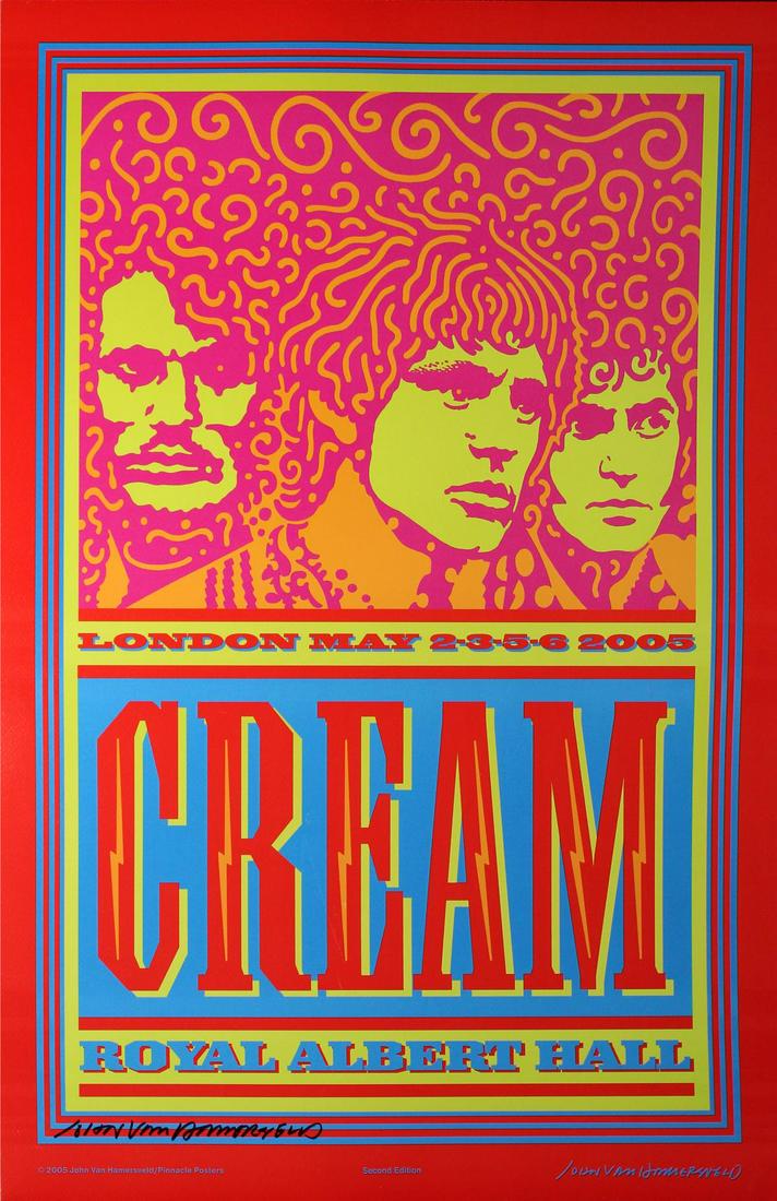 John Van Hamersveld - Cream Gig Poster (1 of 3)