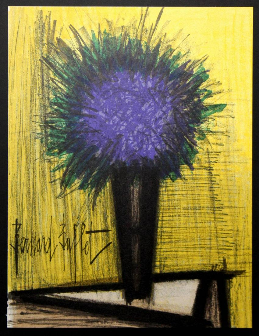 Bernard Buffet - The Purple Bouquet of Flowers (1 of 2)
