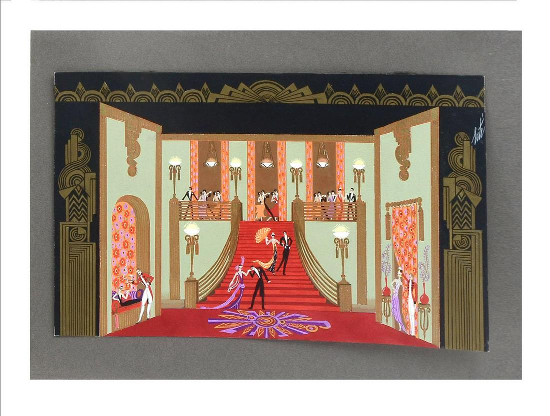 Erte - Ballet Eric Satie 1st Aspect du D'Accor (1 of 1)