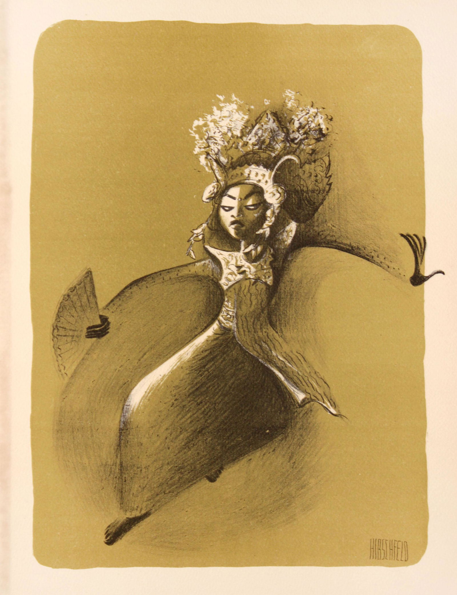 Al Hirschfeld - Le Gong Bali (1 of 1)