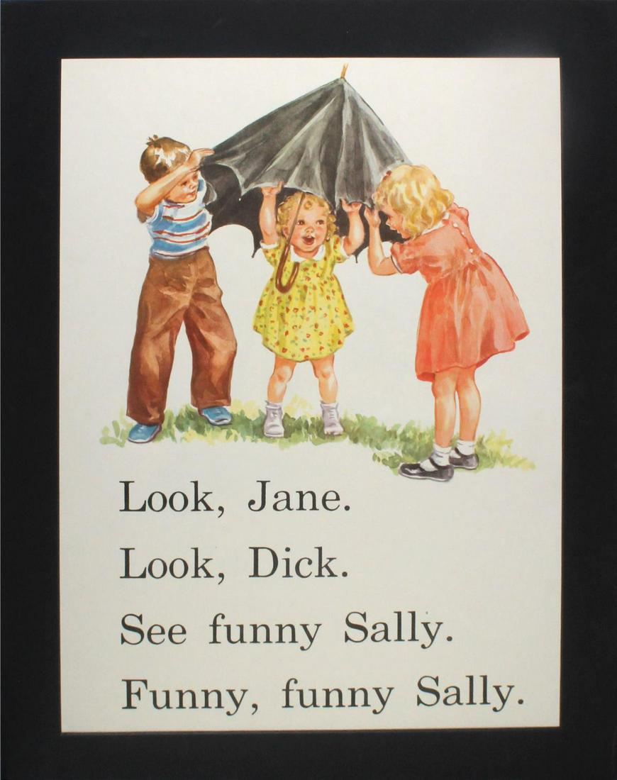 Eleanor Campbell & Keith Ward - Funny Sally: Artist: Eleanor Campbell & Keith Ward Title: Funny Sally Year: c. 1950s Dimensions: 22in. by 16in. Edition: From the rare limited edition Publisher: Scott Fores