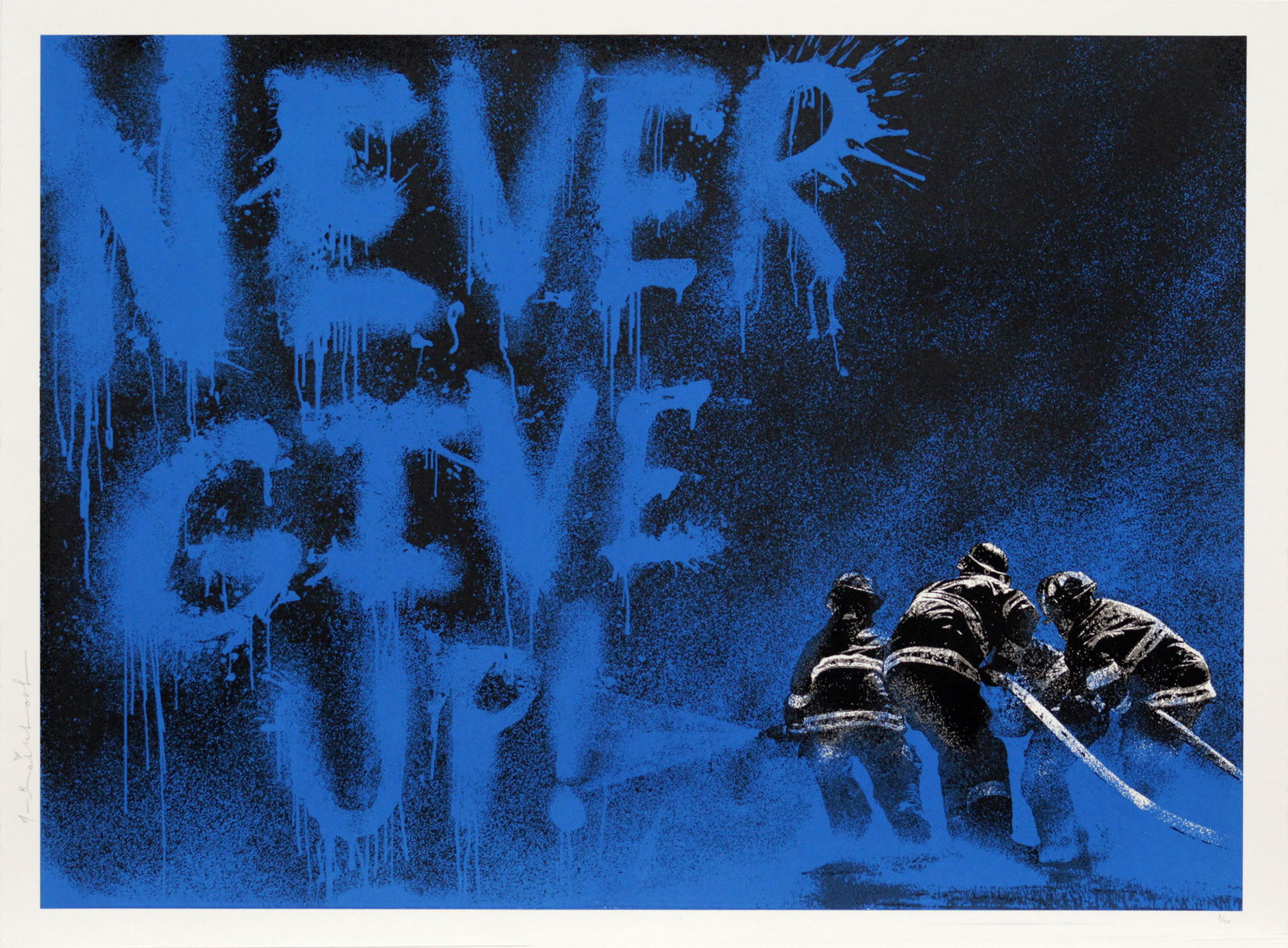 Mr. Brainwash - Superheroes (Blue) (1 of 3)