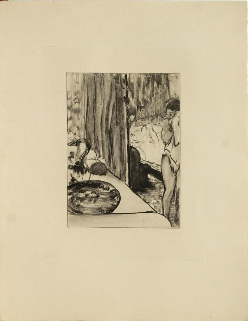 Edgar Degas (after) - Untitled from "Mimes des: Artist: Edgar Degas (after) Title: Untitled from "Mimes des Courtisanes du Lucien" Year: 1935 Dimensions: 9 3/4in. by 12 3/4in. Edition: From the rare limited edition of 325</