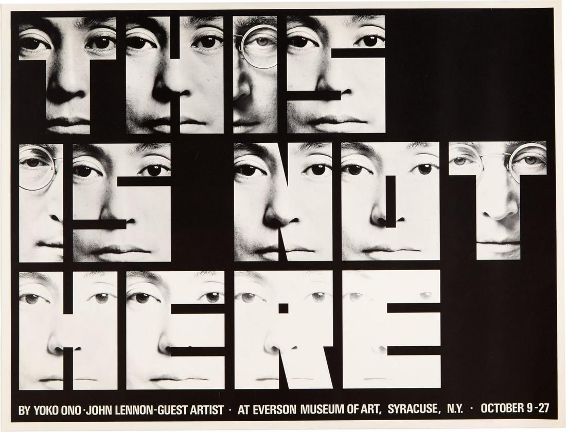 Yoko Ono/John Lennon - Original program for "This is (1 of 1)