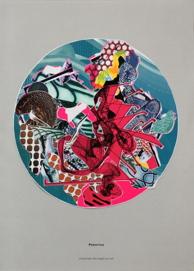 Frank Stella (After) - Perinthia: Artist: Frank Stella Title: Perinthia Year: 1996 Dimensions: 11.75in. by 8.75in. Publisher: Tyler Graphics Ltd. Suite: Imaginary Places Medium: O