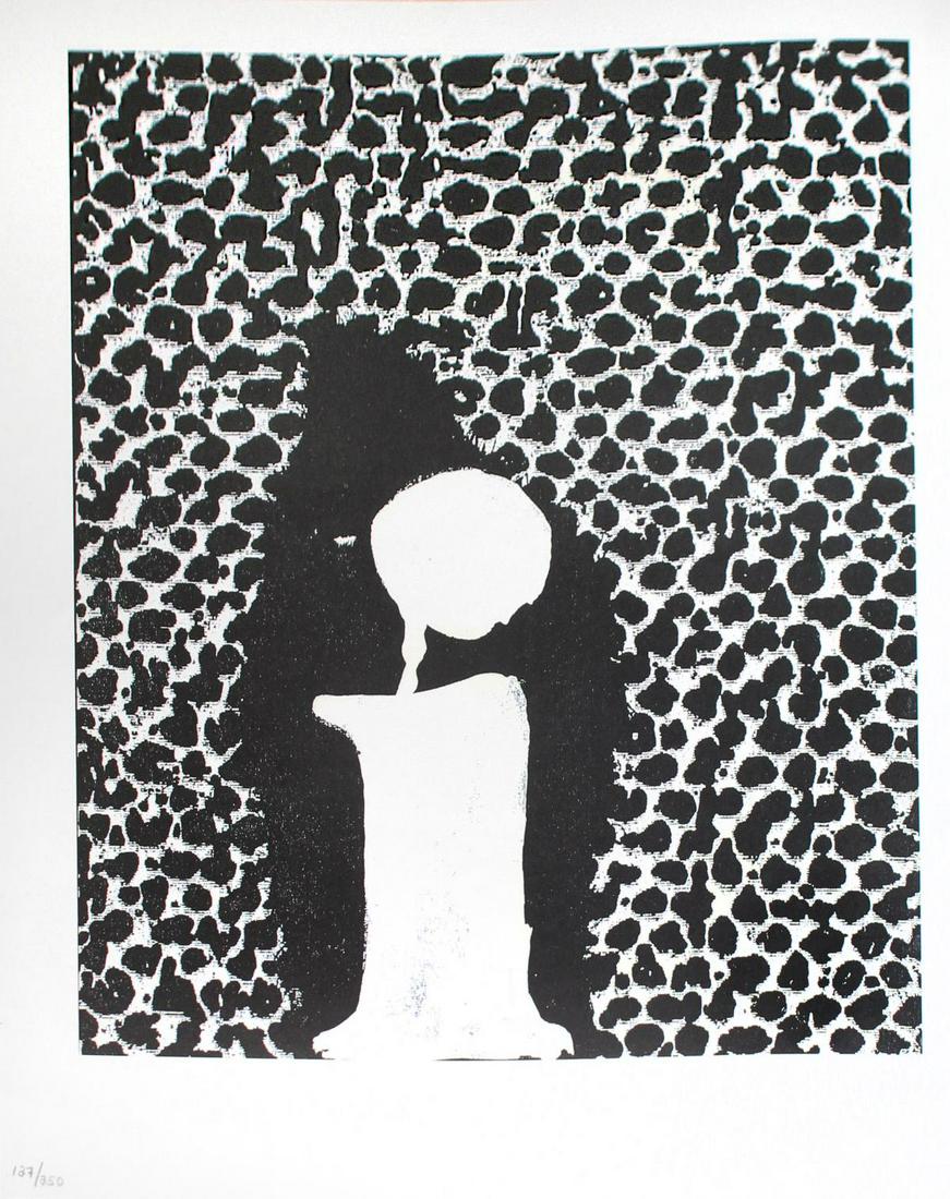 David Hockney - Letter I from "Hockney: Artist: David Hockney Title: Letter I from "Hockney's Alphabet" Year: 1991 Dimensions: 12 5/8in. by 9 5/8in. Edition: From the rare limited numbered edition of 250
